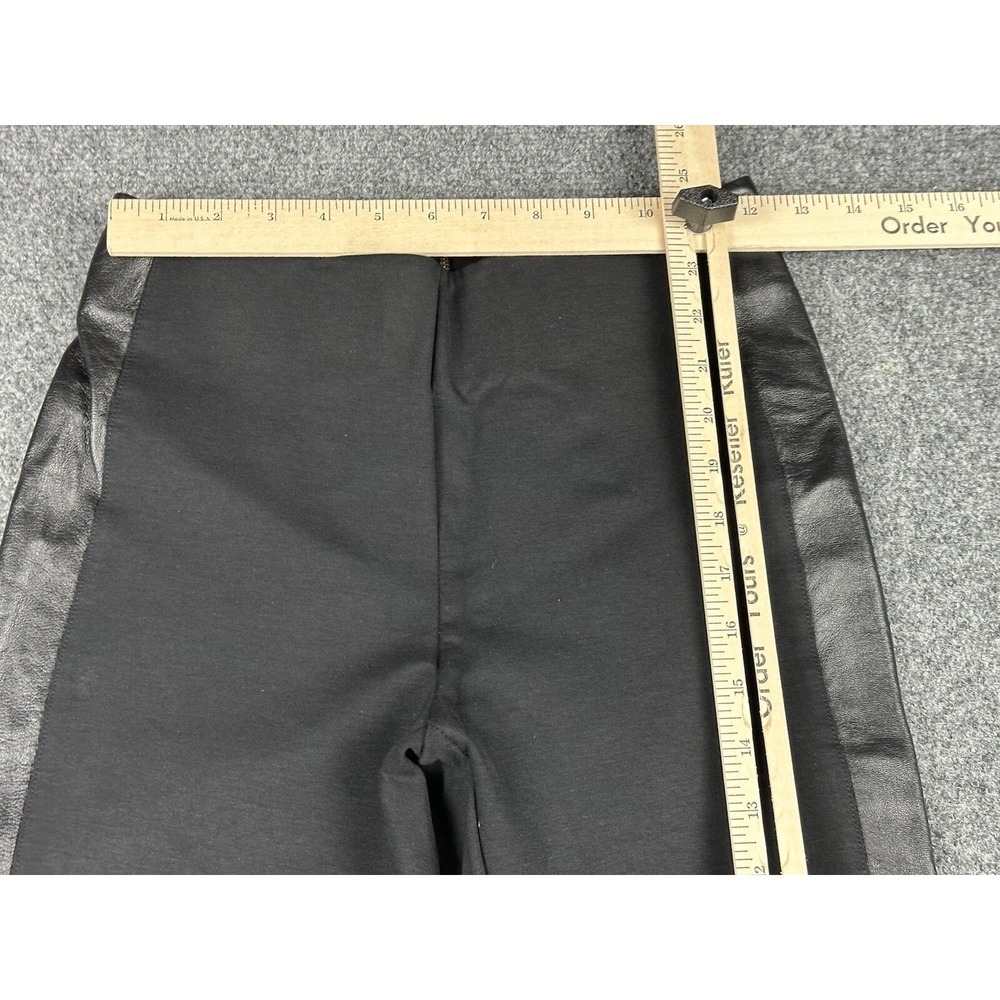 J. Crew Pixie Pants Womens Size 0S Stretch Black Back Zip Skinny Taper Leg 25X26 - Picture 6 of 12